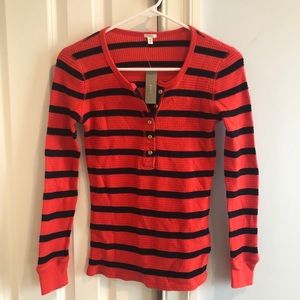 UVA colors, J. Crew Knit, size xs